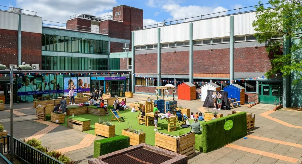 The Walnuts Centre as it was - summer time