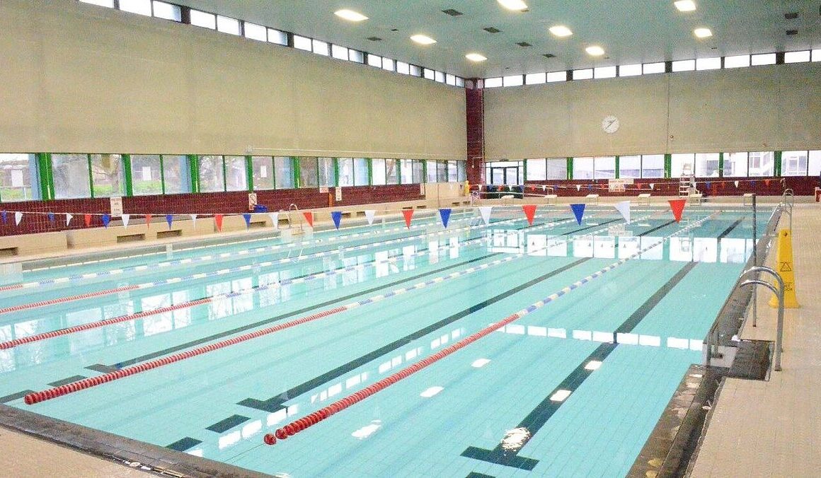 The Walnuts Swimming Pool after initial build and opening